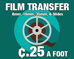 8mm Film, 16mm Film, Slides, 35mm Slides, 8mm Transfer, 16mm Transfer, Slide Scanning, Slideshow, Slide Show